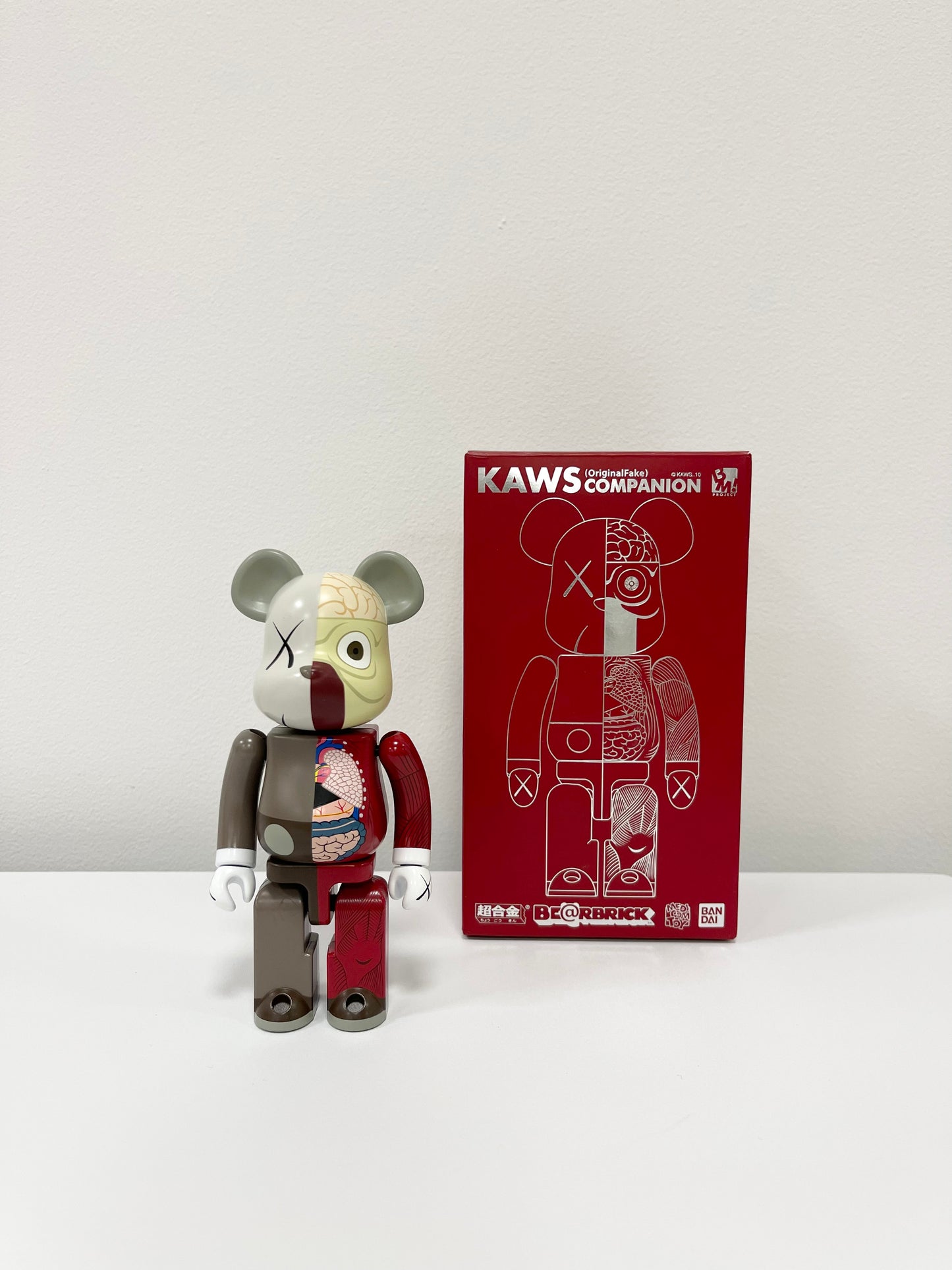 KAWS 人体模型 赤 BE@BRIK 超合金 200%